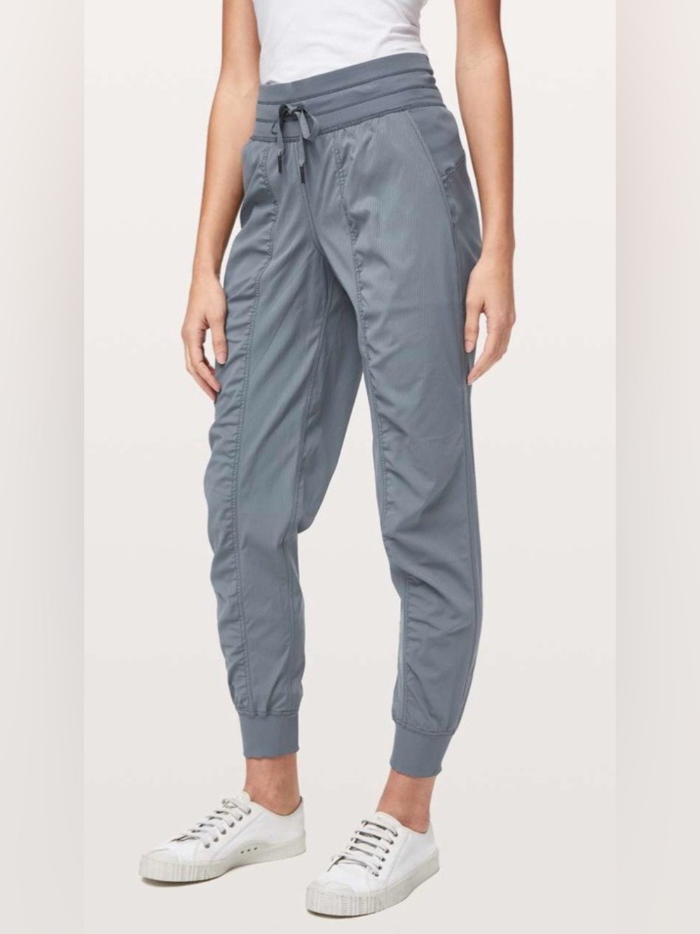 Lululemon Dance Studio Slate Gray Drawstring Jogger Pants Size 10